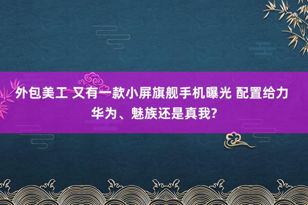 外包美工 又有一款小屏旗舰手机曝光 配置给力 华为、魅族还是真我?